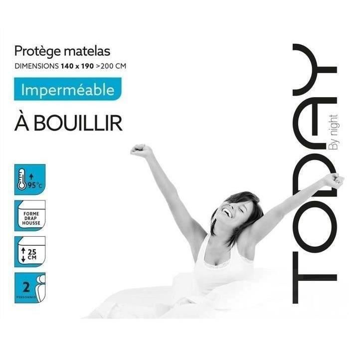 TODAY protector de colchón impermeable - 140x190 cm - Para hervir 3 TODAY protector de colchón impermeable - 140x190 cm - Para hervir 3
