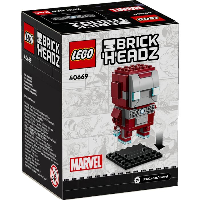 Juego de Construcción Lego BRICKHEADZ 40669 Iron Man 6 Juego de Construcción Lego BRICKHEADZ 40669 Iron Man 6