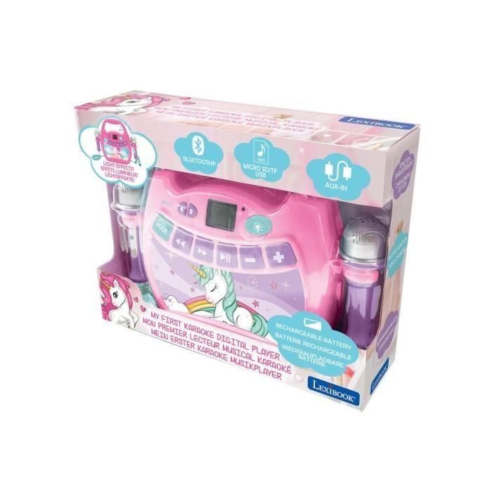 LEXIBOOK - Altavoz Bluetooth Unicornio - Efectos de luz, micrófonos y batería recargable 4 LEXIBOOK - Altavoz Bluetooth Unicornio - Efectos de luz, micrófonos y batería recargable 4