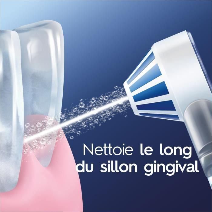 Hilo dental Oral-B - AquaCare 4 - Tecnología Oxyjet - 2 tipos de chorros - 2 intensidades ajustables 3 Hilo dental Oral-B - AquaCare 4 - Tecnología Oxyjet - 2 tipos de chorros - 2 intensidades ajustables 3