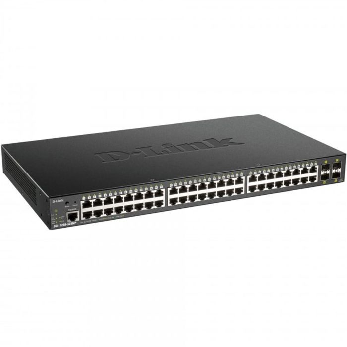 Switch Gestionado D-Link Smart DGS-1250-52XMP 52 Puertos/ RJ-45 10/100/1000 PoE/ SFP 1 Switch Gestionado D-Link Smart DGS-1250-52XMP 52 Puertos/ RJ-45 10/100/1000 PoE/ SFP 1