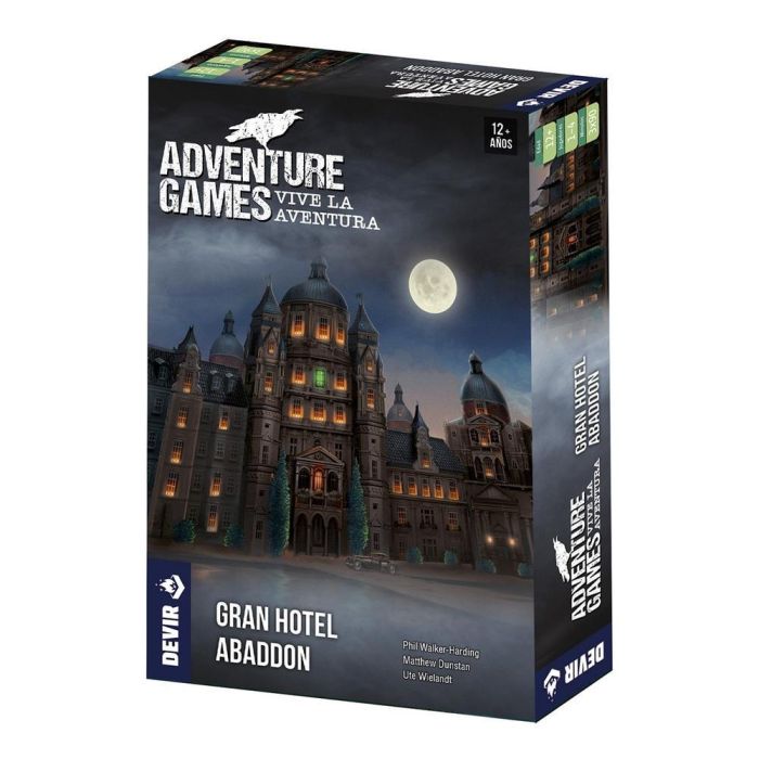 Devir Adventure Games: Gran Hotel Abaddon Juego de Mesa Cooperativo de Investigación y Aventuras para 1-4 Jugadores 0 Devir Adventure Games: Gran Hotel Abaddon Juego de Mesa Cooperativo de Investigación y Aventuras para 1-4 Jugadores 0