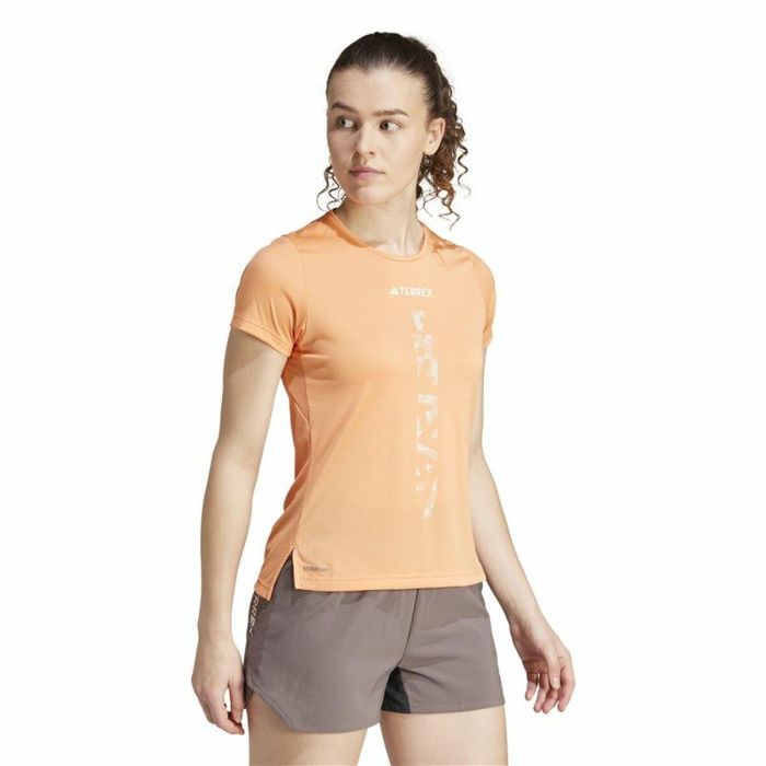 Camiseta de Manga Corta Mujer Adidas Agravic Shirt Naranja 2