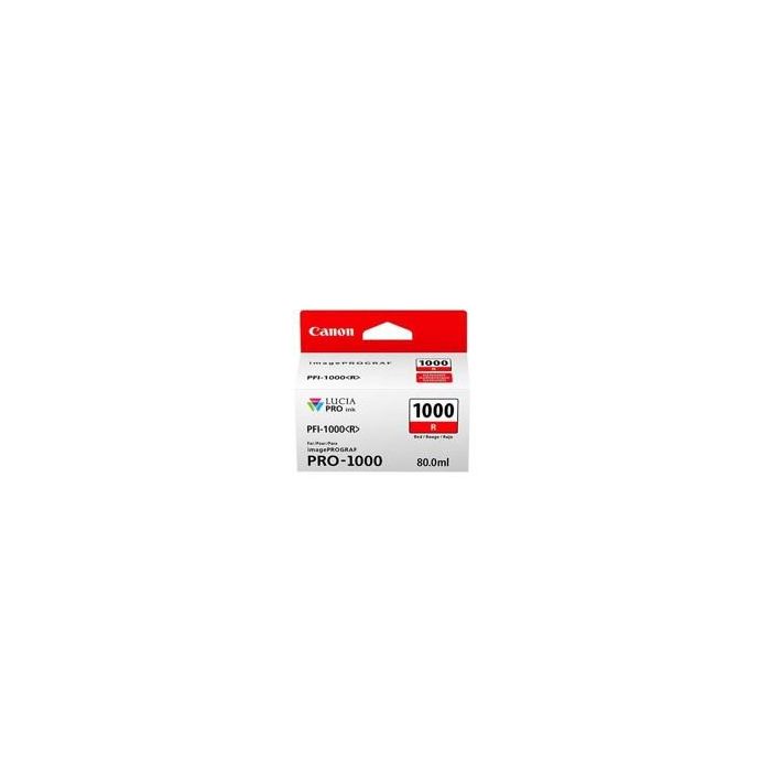 Canon iPF PRO1000 Cartucho Rojo PFI-1000R