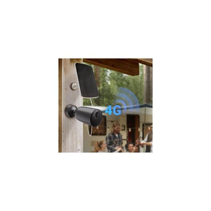EZVIZ CS-EB3/SP-R200(2K 4GA) Cámara de Videovigilancia Exterior 4G con Batería Recargable 2K Negra para Seguridad 2