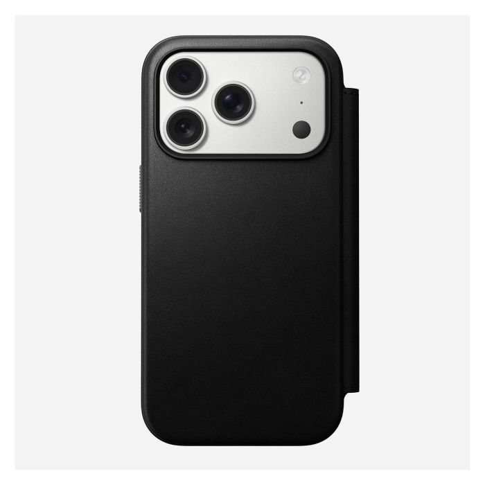 Nomad Modern Leather Folio para iPhone 17 Pro - Funda tipo libro con MagSafe, 3 bolsillos para tarjetas, Negro 7 Nomad Modern Leather Folio para iPhone 17 Pro - Funda tipo libro con MagSafe, 3 bolsillos para tarjetas, Negro 7