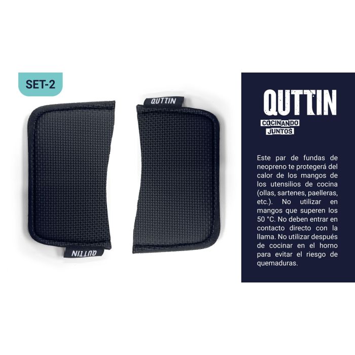 Set de 2 Fundas Protectoras de Asas en Neopreno Quttin - Inde (24 Unidades) 3 Set de 2 Fundas Protectoras de Asas en Neopreno Quttin - Inde (24 Unidades) 3