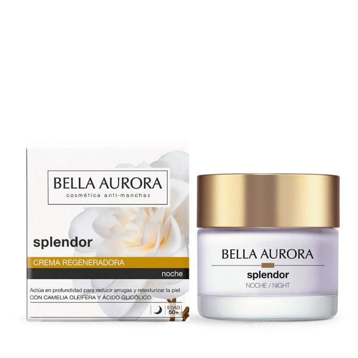 Bella Aurora SPLENDOR 10 Regenerador Total Noche Crema Antiedad para Mujer 50 ml Bella Aurora SPLENDOR 10 Regenerador Total Noche Crema Antiedad para Mujer 50 ml