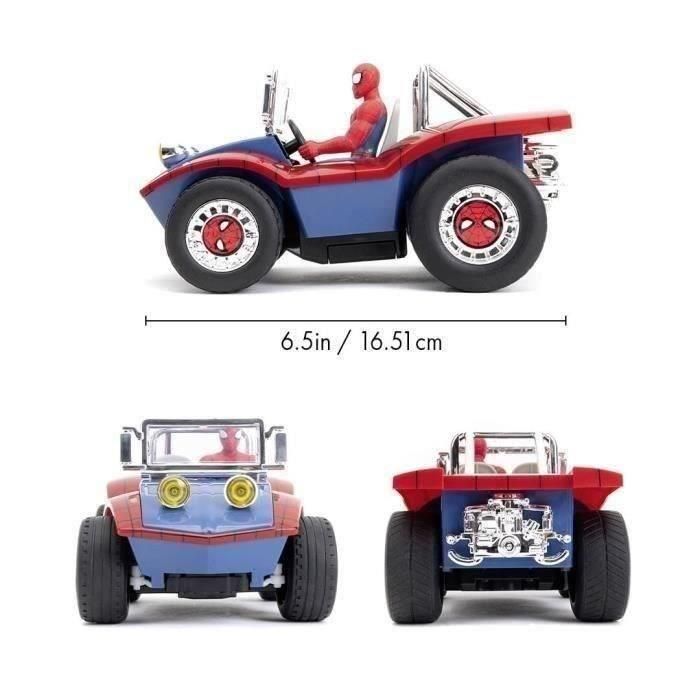 Jada - Marvel - Coche Radiocontrolado Spiderman - Función Turbo - Figura incluida - A partir de 6 años 3 Jada - Marvel - Coche Radiocontrolado Spiderman - Función Turbo - Figura incluida - A partir de 6 años 3
