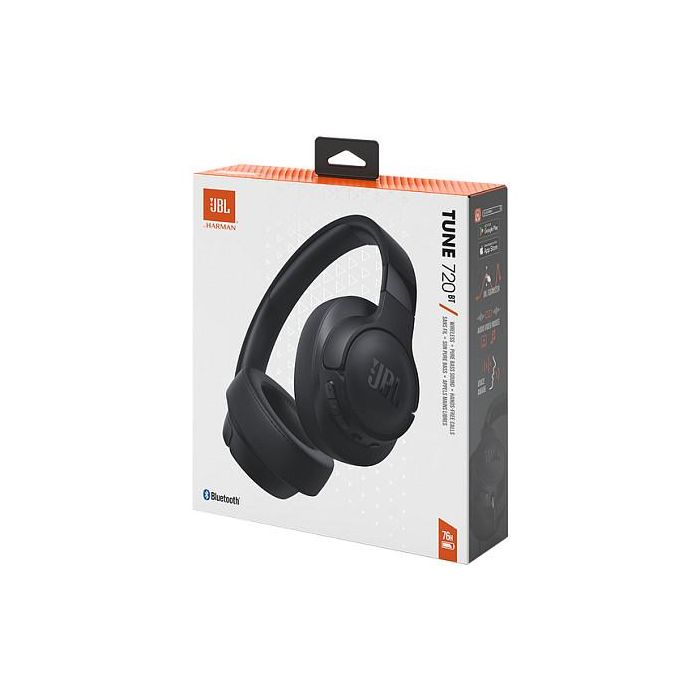 JBL Tune 720BT Auriculares Bluetooth Inalámbricos Negro Llamadas/Música Larga Duración Batería 76h
