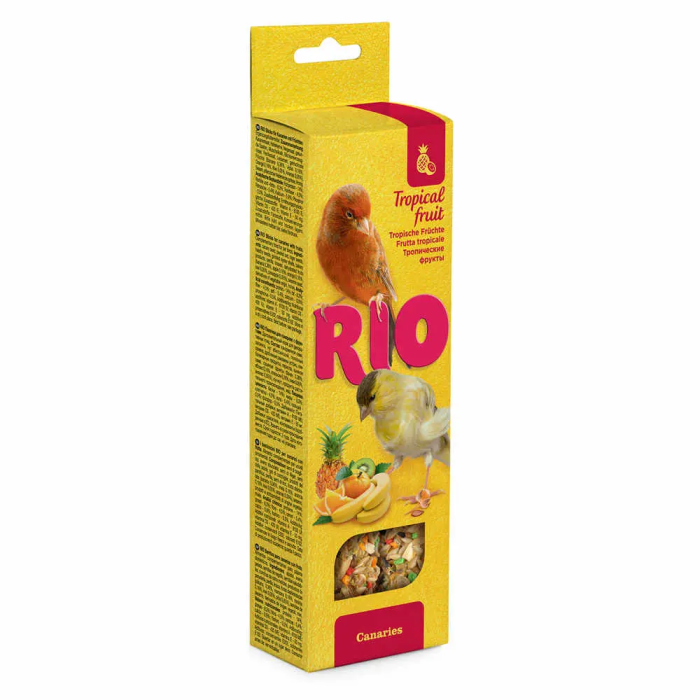 Rio Sticksfruta Tropical Canarios 8x2x40 gr Rio Sticksfruta Tropical Canarios 8x2x40 gr