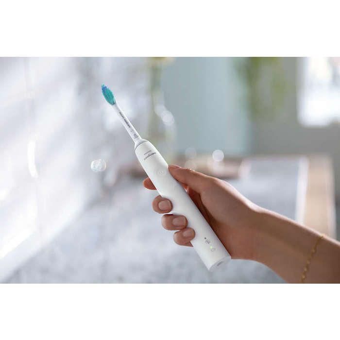 Cepillo de dientes - PHILIPS - HX3671/13 - Sonicare - Serie 3000 - Blanco - Eléctrico 3 Cepillo de dientes - PHILIPS - HX3671/13 - Sonicare - Serie 3000 - Blanco - Eléctrico 3