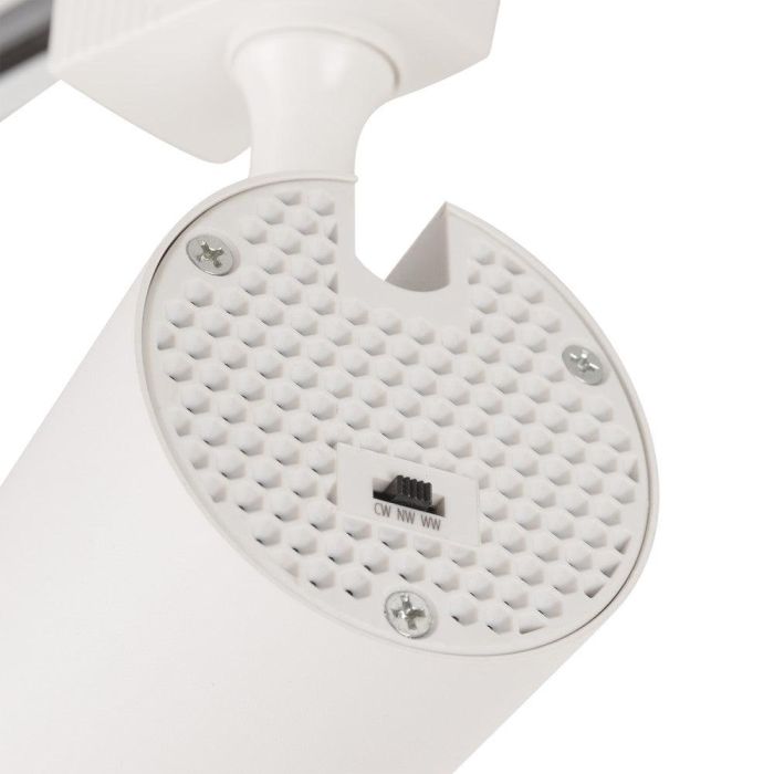Foco de Carril Monofásico 30W COB Regulable Flicker Free Blanco CCT 3000-6000ºK [1916-TL-30W-M-CCT] 1