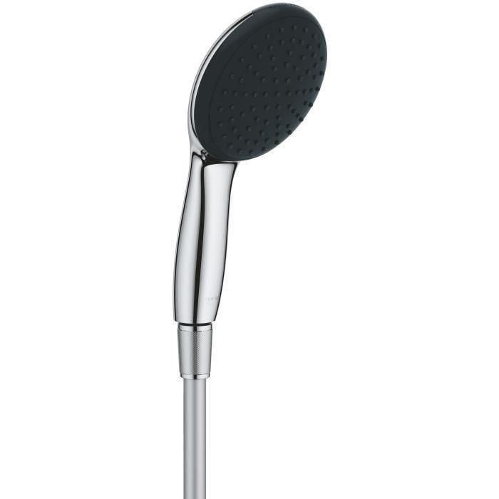 Set flexible y rociador de ducha 1 chorro (Lluvia) - GROHE Vitalio Start 110 26720001 - Fácil selección - Ahorro de agua Set flexible y rociador de ducha 1 chorro (Lluvia) - GROHE Vitalio Start 110 26720001 - Fácil selección - Ahorro de agua