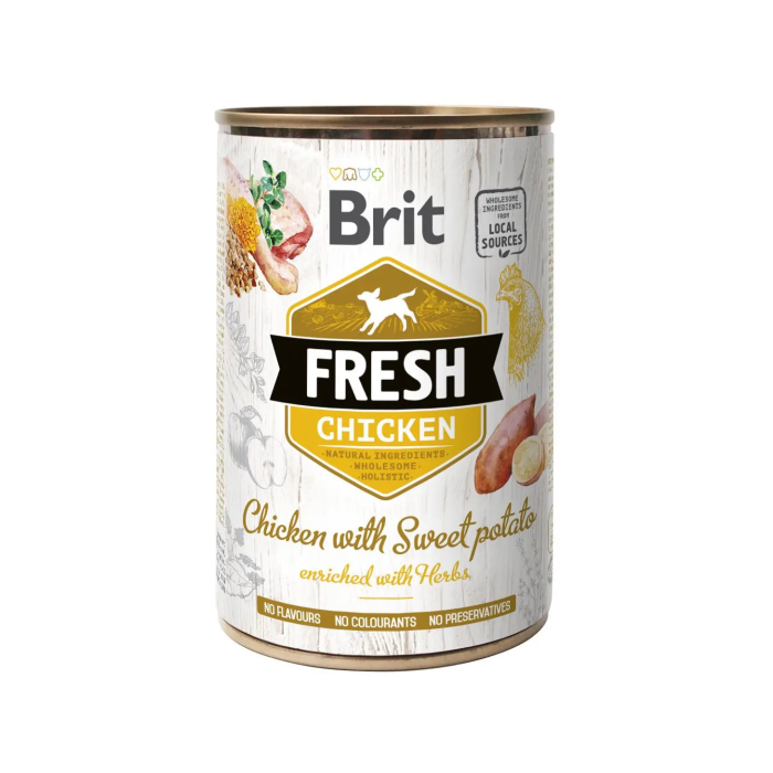 Brit Fresh Pollo Con Patata 6x400 gr Brit Fresh Pollo Con Patata 6x400 gr