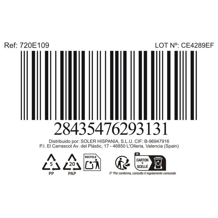 La Mediterranea Bol Scratch Blue 20.3 cm x 4 cm (12 Unidades) 3