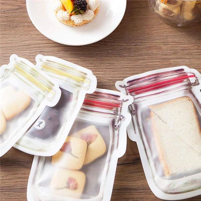 Set de 6 bolsas reutilizables para alimentos Quttin 10.5x (36 Cajas) 8 Set de 6 bolsas reutilizables para alimentos Quttin 10.5x (36 Cajas) 8