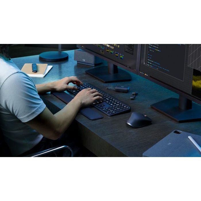 Logitech MX Keys S Advanced Wireless Illuminated Keyboard - Teclado Inalámbrico de Perfil Bajo con Acciones Inteligentes Personalizables y Retroiluminación 7