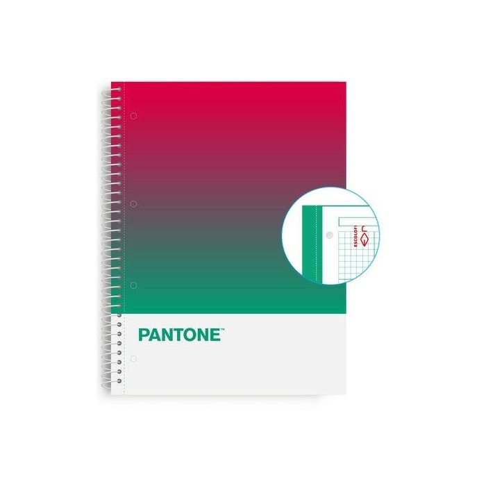 Bloc Escolofi Notebook Pantone Together A4 80H Cuadric.5X5 90G Sustainability (Set de 5)