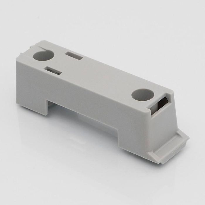 SALICE H20 Adaptador de Atornillar SMOVE Codo 9 para Puertas con Regreso R 10-16mm Cobertura Total Gris