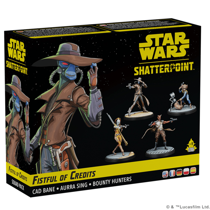 Star Wars Shatterpoint: Fistful of Credits Cad Bane Squad Pack