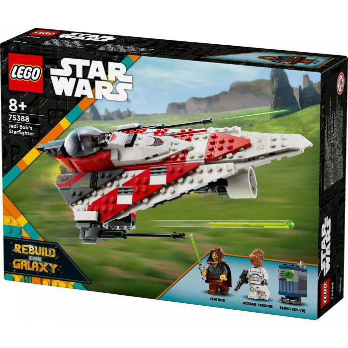 LEGO 75388 Star Wars Caza Estelar de Jedi Bob, incluye 2 Minifiguras, Droide Servo, Juguete de Construcción para Niños +8 años 10 LEGO 75388 Star Wars Caza Estelar de Jedi Bob, incluye 2 Minifiguras, Droide Servo, Juguete de Construcción para Niños +8 años 10
