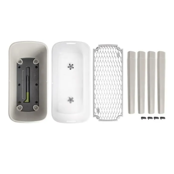 Elho 6719308040300 Huerto de Pie Noa - Gris - L 79 x B 39 x H 94 cm - Cultivo y Cosecha - 100% Reciclado 4