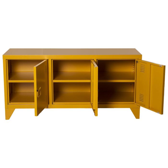 Mesa TV Alexandra House Living Amarillo 120 x 58 x 40 cm 4