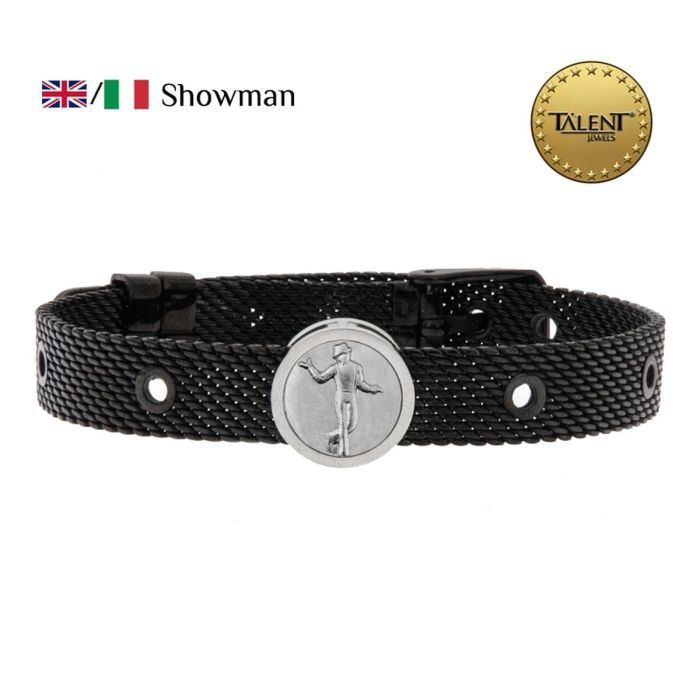 Pulsera Unisex Showman Talent Jewels TJA-3-17-03-2-235 Negro 1 Pulsera Unisex Showman Talent Jewels TJA-3-17-03-2-235 Negro 1