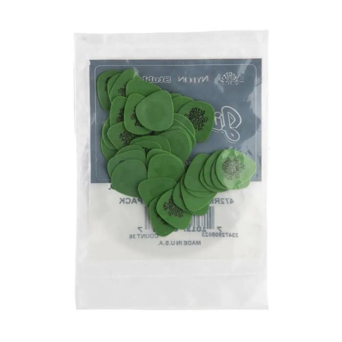 Dunlop Pack 36 Púas Tortex Jazz III Green Medium 3