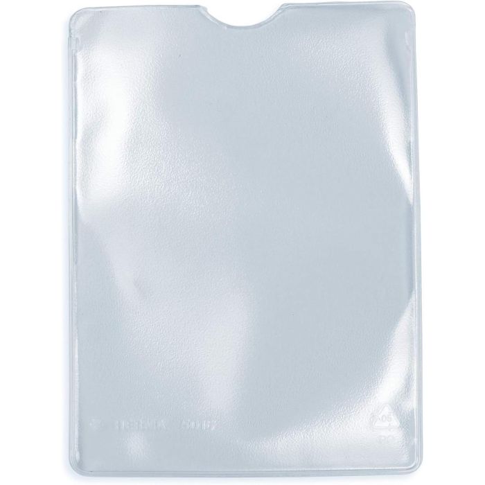 HERMA 1323 Fundas para tarjetas de identificación, transparentes, 63x90 mm, Paquete de 10 unidades
