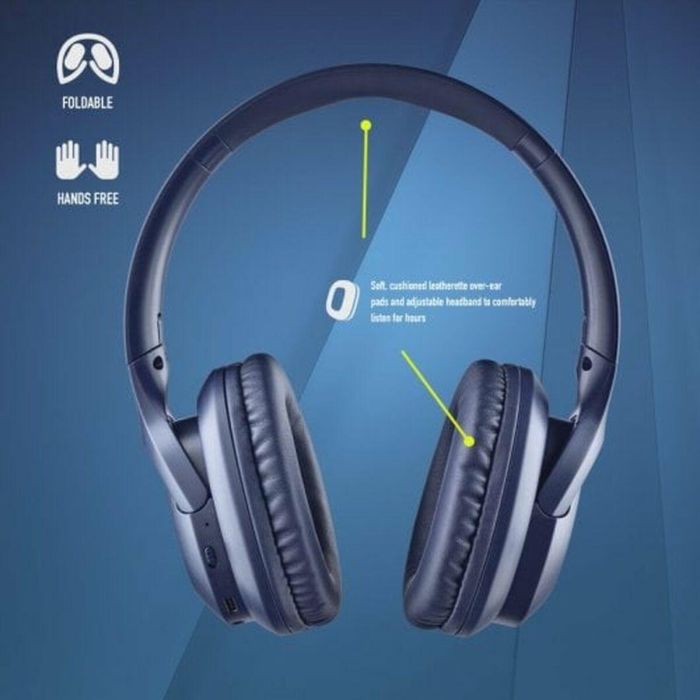 NGS ARTICAGREEDBLUE Auriculares Inalámbricos Bluetooth 5.1 con Micrófono Diadema Plegable Azules Hasta 12h Batería 4 NGS ARTICAGREEDBLUE Auriculares Inalámbricos Bluetooth 5.1 con Micrófono Diadema Plegable Azules Hasta 12h Batería 4