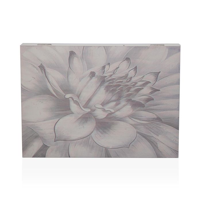 Cubrecontador Blanco Con Flor Impresas Versa 4X33CM (2 Unidades) Cubrecontador Blanco Con Flor Impresas Versa 4X33CM (2 Unidades)