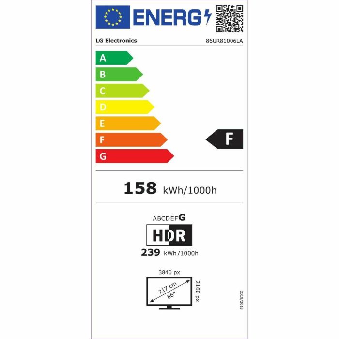 Smart TV LG 86UR81006LA 4K Ultra HD 86" LED HDR LCD 1