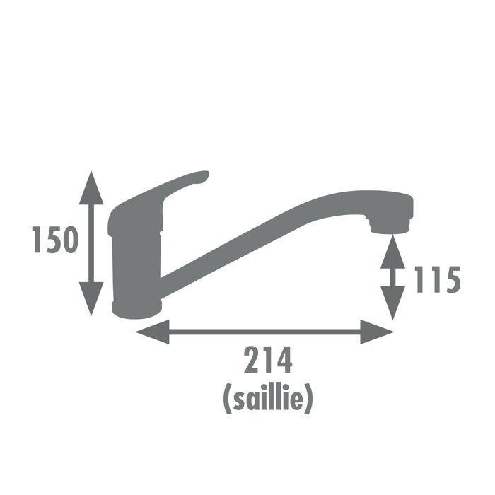 Edouard Rousseau ROU4051730 Mezclador de cocina SUN NF Cromo 1