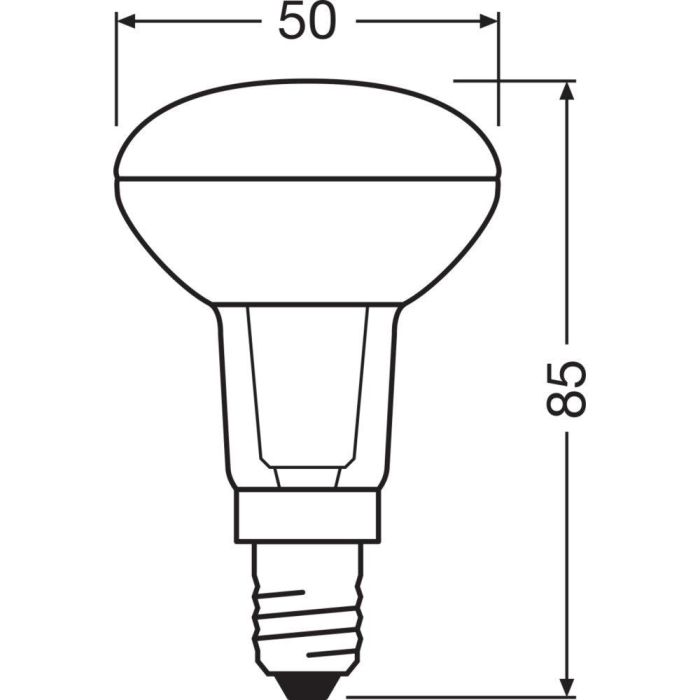 [LVE-4058075607934] Ledvance/Osram Bombilla LED Spot E14 1,5W 110Lm 2700K 36º IP20 1