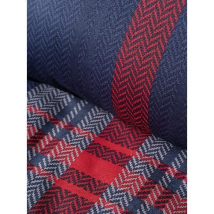 Juego de cama - 1 funda nórdica 220x240 cm + 2 fundas de almohada 60x60 cm - 100% algodón - Rojo 1 Juego de cama - 1 funda nórdica 220x240 cm + 2 fundas de almohada 60x60 cm - 100% algodón - Rojo 1