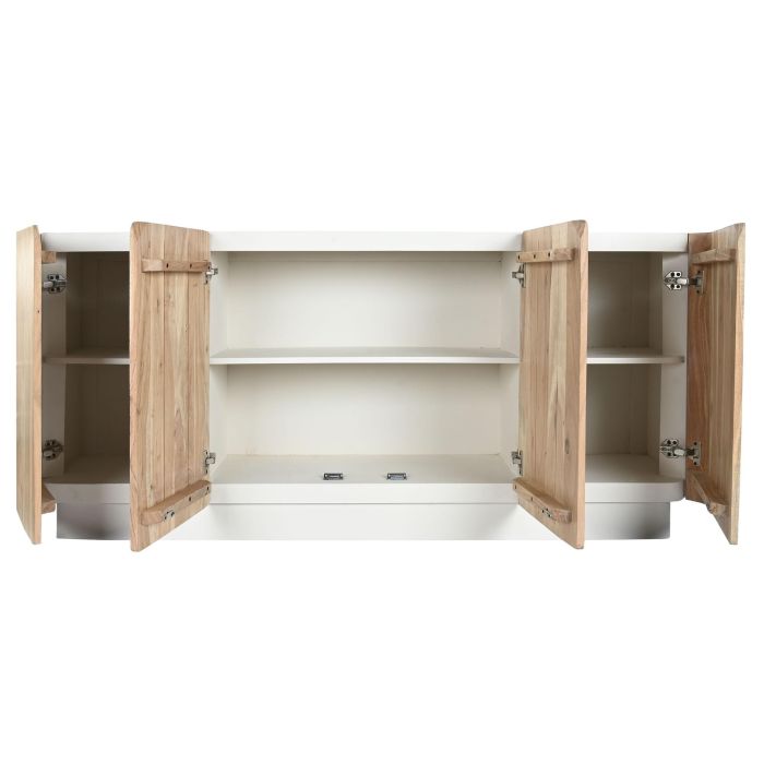 Buffet Scandi DKD Home Decor Natural Blanco 40 x 80 x 170 cm 2 Buffet Scandi DKD Home Decor Natural Blanco 40 x 80 x 170 cm 2