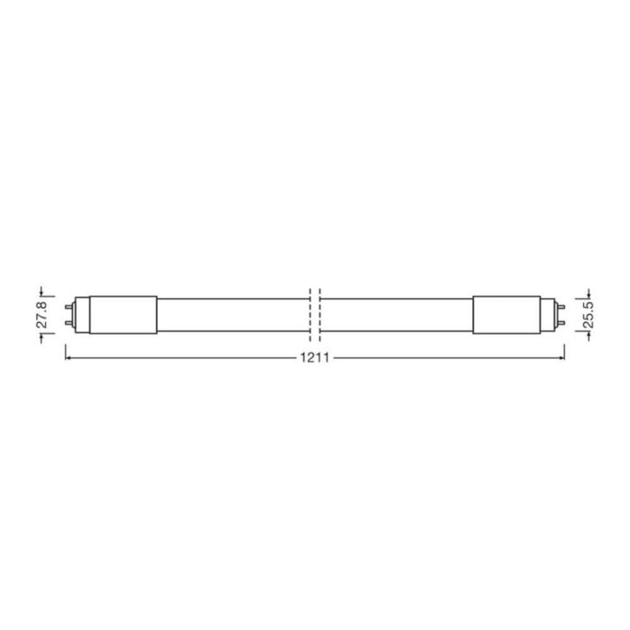 [LVE-4099854025914] Tubo LED T8 Ledvance Balastro Electrónico G13 14W 1900Lm 3000K 190º IP20 1