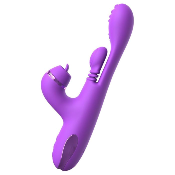 Vibrador Doble Estimulación Pipedream Fantasy for her Morado Púrpura 6