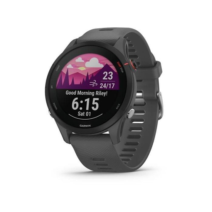 Garmin Forerunner 255 Reloj GPS Deportivo Smartwatch Gris con Monitor de Frecuencia Cardíaca y Resistencia al Agua