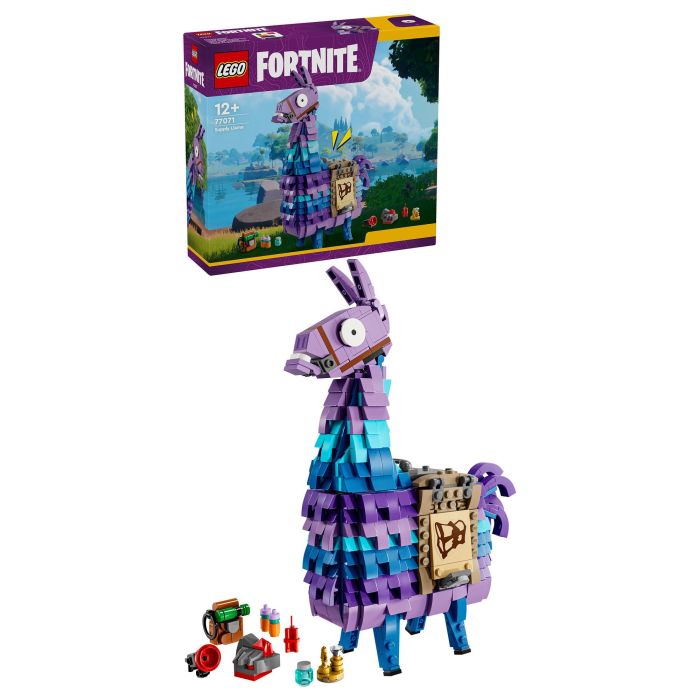 Lego Fortnite 77071 Llama de Suministros Minifigura Inspirada en el Videojuego para Adolescentes