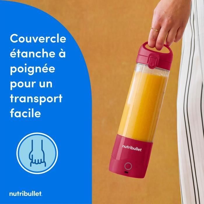 NutriBullet NBP003MA Licuadora Portátil, 70W, 0.475L, Magenta, 1 Botella Incluida 5 NutriBullet NBP003MA Licuadora Portátil, 70W, 0.475L, Magenta, 1 Botella Incluida 5