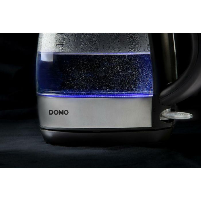 Hervidor DOMO DO9218WK Plateado Acero Inoxidable Cristal 2200 W 1,2 L 3 Hervidor DOMO DO9218WK Plateado Acero Inoxidable Cristal 2200 W 1,2 L 3