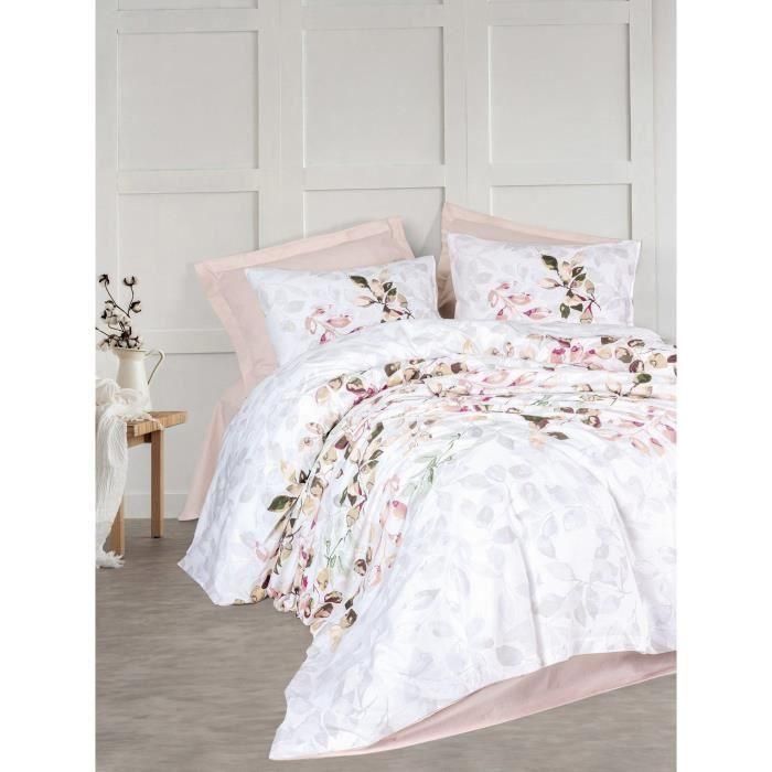ASI8684283035380 Juego de cama, 1 Funda Nórdica 220x240 cm, 2 Fundas Almohada 60x60 cm, 100% Algodón, Beige ASI8684283035380 Juego de cama, 1 Funda Nórdica 220x240 cm, 2 Fundas Almohada 60x60 cm, 100% Algodón, Beige