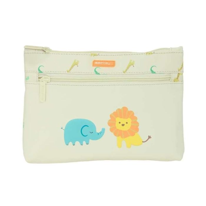 Estuche Escolar Safta Selva Selva Beige 23 x 16 x 3 cm Estuche Escolar Safta Selva Selva Beige 23 x 16 x 3 cm