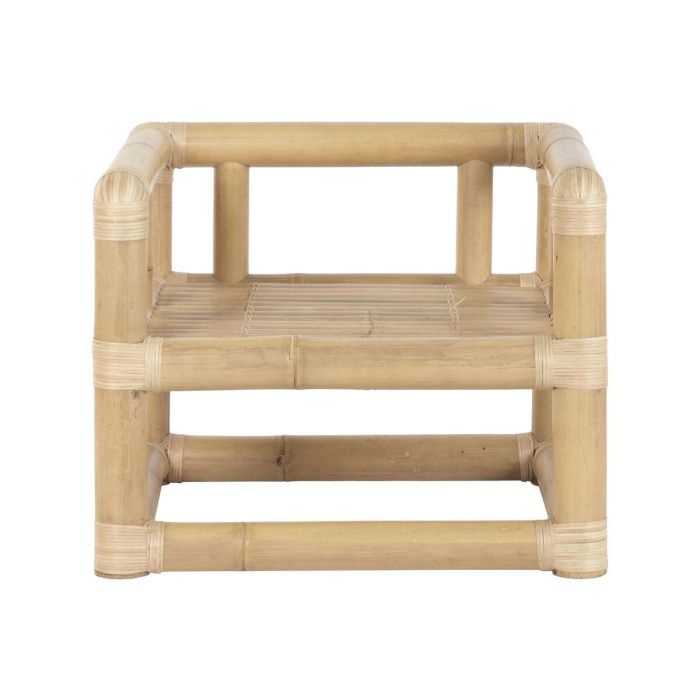 DKD Home Decor Sofá Tropical de Bambú y Ratán, Set de 4 Piezas, 135 cm Ancho x 70 cm Largo x 80 cm Alto 6