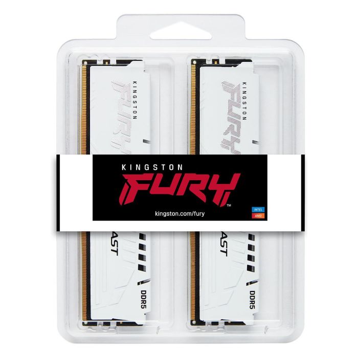 Kingston FURY Beast 64GB (2x32GB) DDR5 5600MT/s CL36 Kit Dual Channel Blanco EXPO