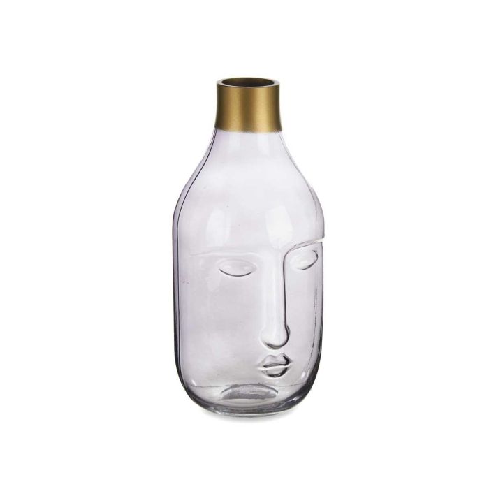 Jarrón de Cristal Cara Antracita Giftdecor 11x24.5x12 cm - Gris (6 Unidades) 1 Jarrón de Cristal Cara Antracita Giftdecor 11x24.5x12 cm - Gris (6 Unidades) 1
