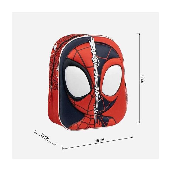 Mochila infantil 3D spidey 25.0 x 31.0 x 10.0 cm 4
